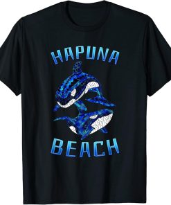 Hapuna Beach Hawaii Vacation Tribal Whale Orca T-Shirt